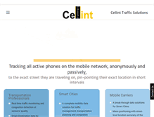 Tablet Screenshot of cellint.com
